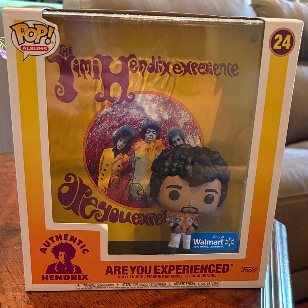 Funko Pop Are You Experienced Figure with Album Art- Jimi Hendrix